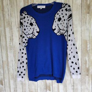 Scott & Scott London Womens Sweater Blue Long Sleeves Pullover Sz XS